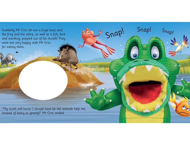Sneaky Snappy Mr Croc - Puppet Book