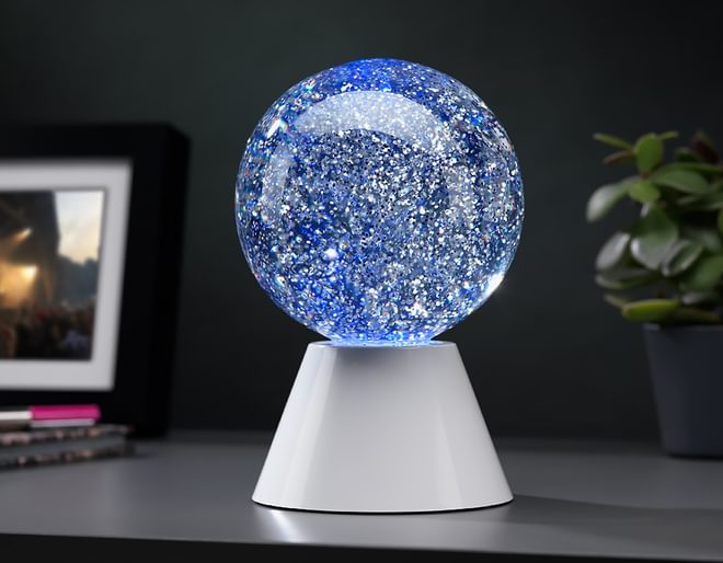 Glitter ball light deals