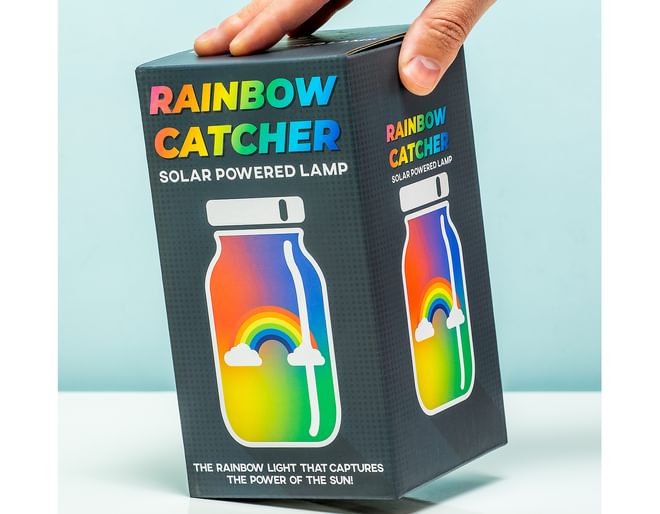Rainbow catcher lamp solar power light multi color 