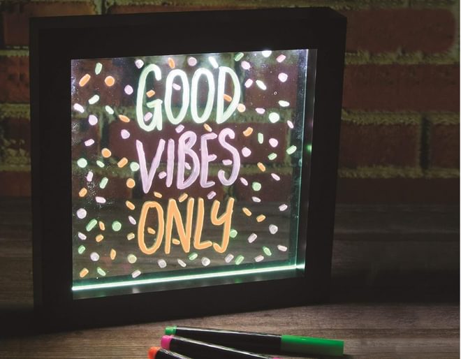 Sensory LED Message Writing Board Illuminated Drawing Painting