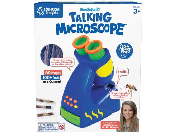 Talking Microscope with 20 Amazing Slides Brilliant Childrens Presents