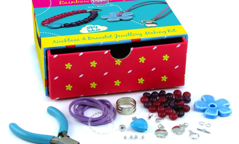 Necklace & Bracelet Making Kit Sky Blue