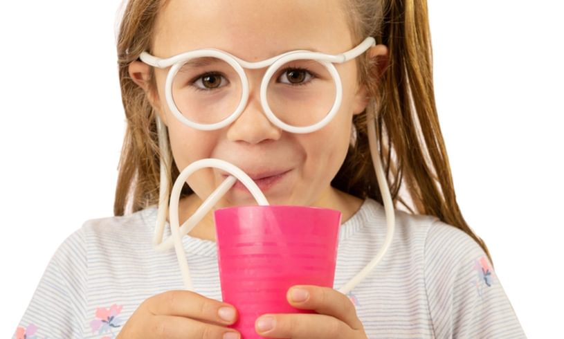 Super Silly Straw Drinking Glasses