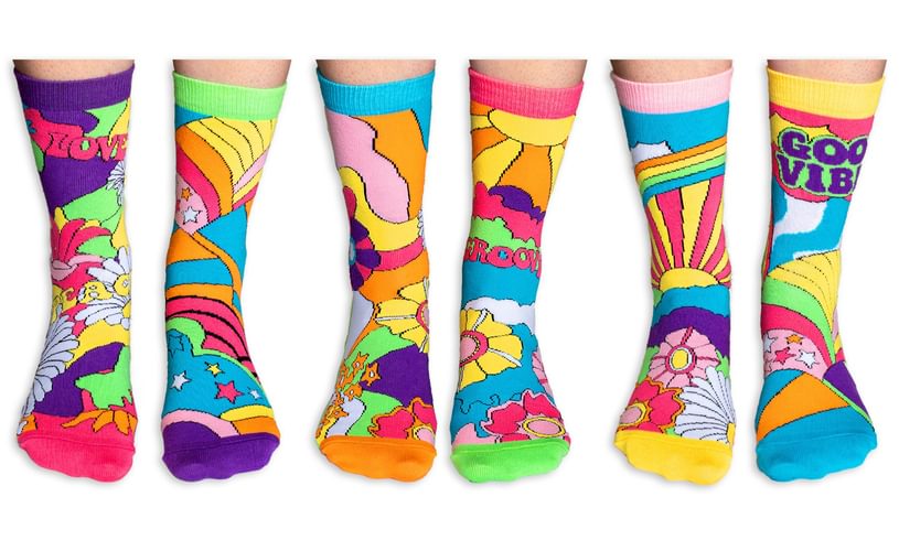 Hippy Go Lucky Odd Socks