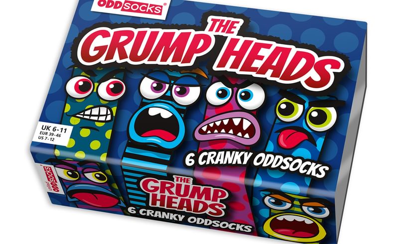 United Odd Socks The Grump Heads