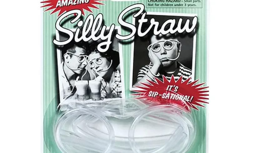 Silly Straw Drinking Glasses