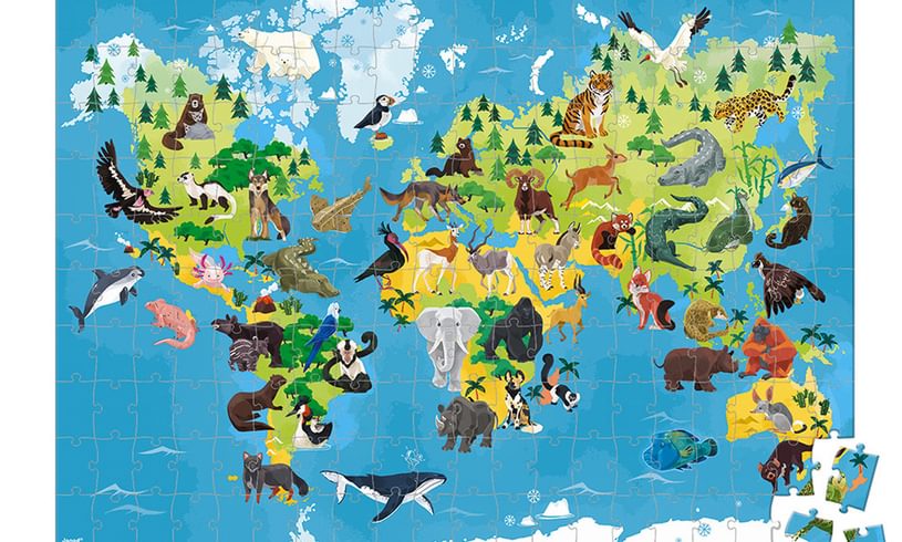 Janod Endangered Animal Puzzle