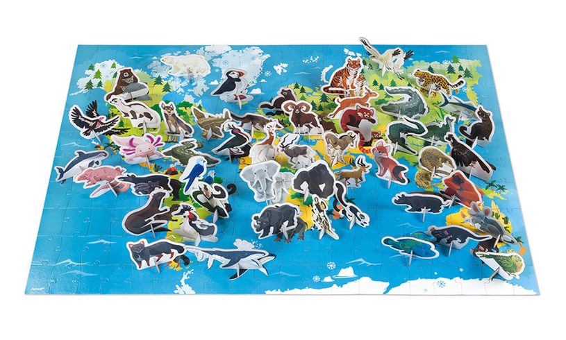 Endangered Animal Puzzle Figures