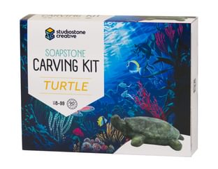 Turtle Soapstone Carving Kit
