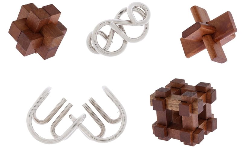 Professor Puzzle Great Minds - 5 Puzzle Set