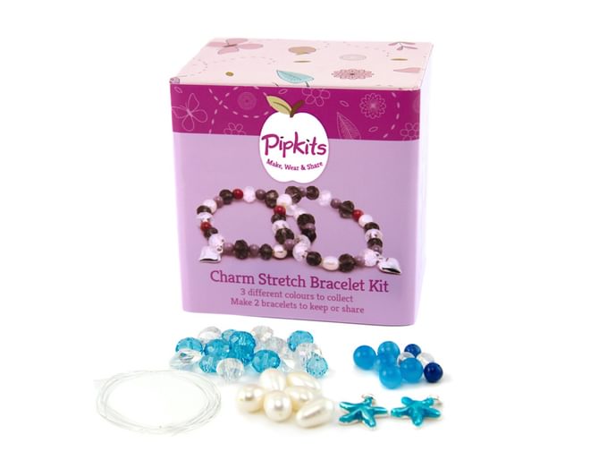 Pipkits Aqua Charm Stretch Bracelet Kit