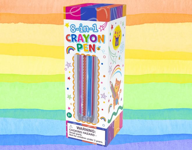 8 in 1 Crayon Pen