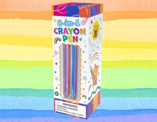 8 in 1 Crayon Pen