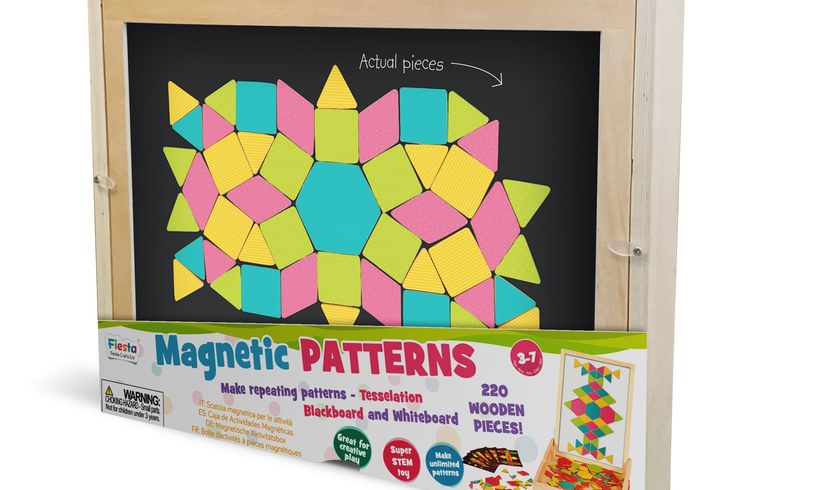 Magnetic Patterns Blackboard