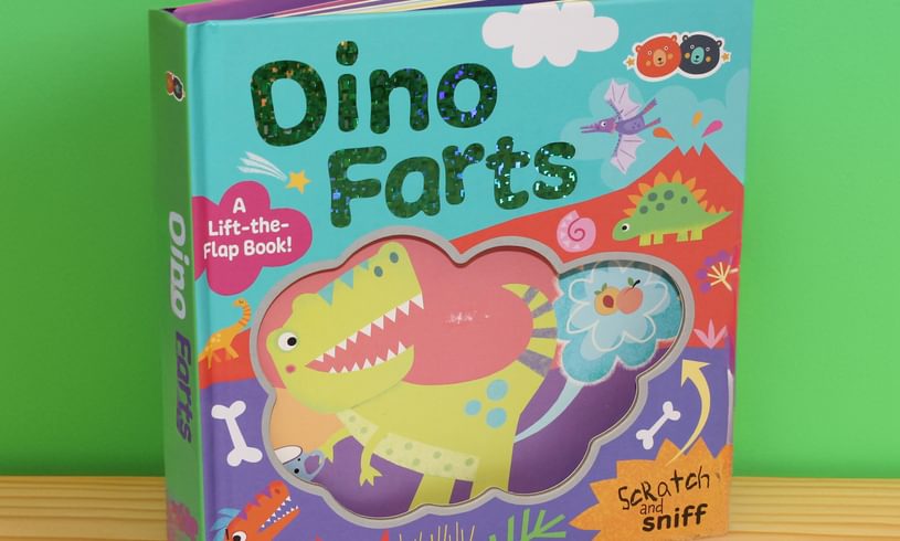 Dino Farts Scratch and Sniff Book