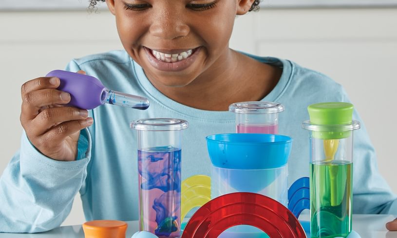 Rainbow Reactions Science Lab