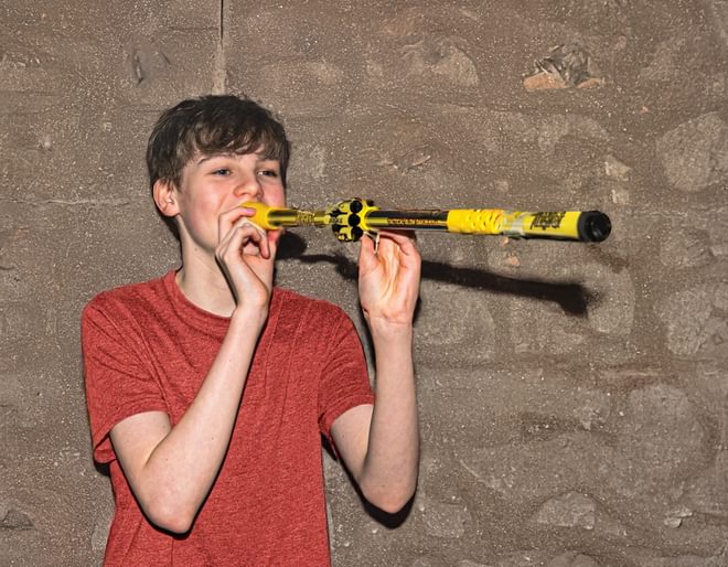 Airshot Blow Dart - Shoots up to 70 mph! - Aged 9